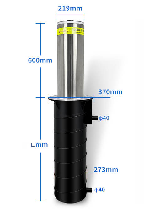 Automatic Bollards Size
