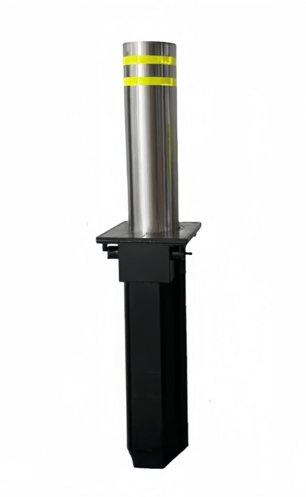 Bneumatic automatic retractable bollard