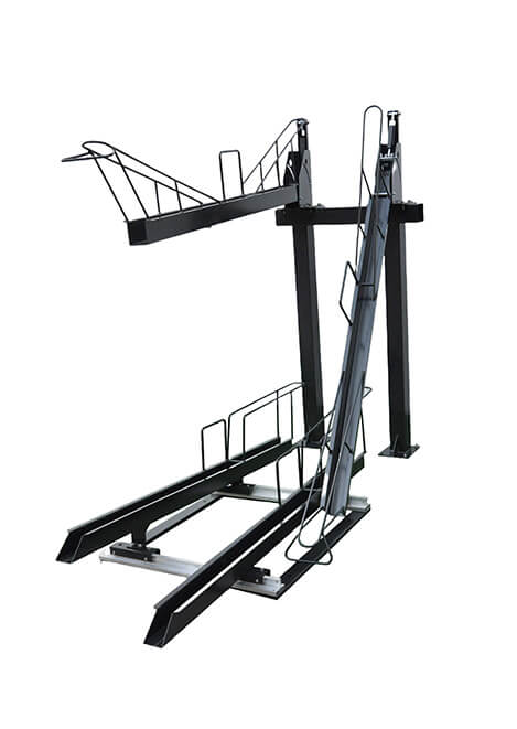 Direct-pressure type bike rack
