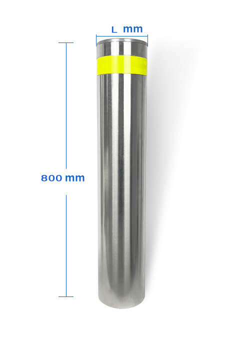 Stainless Steel Bollard size a